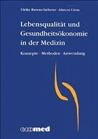 Cover Lebensqualität und Gesundheitsökonomie in der Medizin