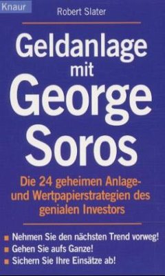 Geldanlage mit George Soros - Slater, Robert