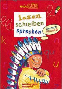 Lesen - schreiben - sprechen, Deutsch Klasse 3 / miniLÜK