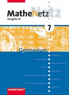 Cover 7. Schuljahr / MatheNetz, Ausgabe N für Gymnasien in Bremen, Hamburg und Niedersachsen