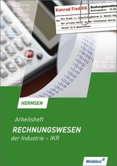 Cover Rechnungswesen der Industrie - IKR - Arbeitsheft, übereinstimmend ab 12. Auflage des Schülerbuches