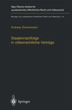 Cover Staatennachfolge in völkerrechtliche Verträge
