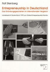 Cover Entrepreneurship in Deutschland. Das Gründungsgeschehen im internationalen Vergleich