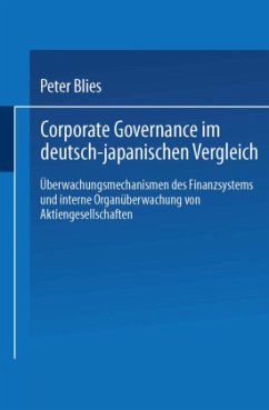 Corporate Governance im deutsch-japanischen Vergleich - Blies, Peter