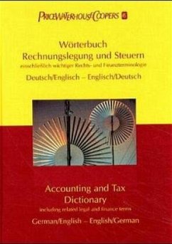 Wörterbuch Rechnungslegung und Steuern. Accounting and Tax Dictionary - Woywode, Uwe