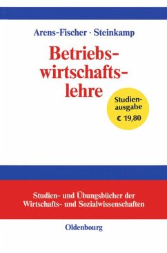 Betriebswirtschaftslehre - Arens-Fischer, Wolfgang;Steinkamp, Thomas