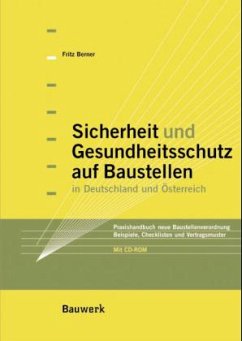 Cover Sicherheit und Gesundheitsschutz auf Baustellen in Deutschland und Österreich, m. CD-ROM