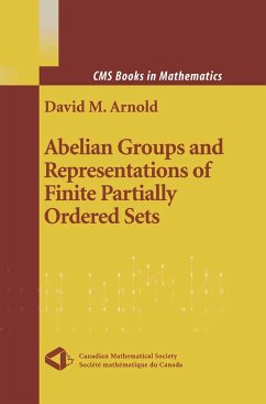 Abelian Groups and Representations of Finite Partially Ordered Sets - Arnold, David