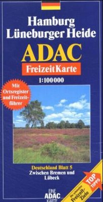 Cover ADAC FreizeitKarte Deutschland Hamburg, Lüneburger Heide