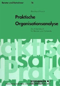 Praktische Organisationsanalyse - Prosch, Bernhard