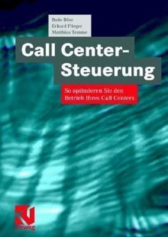 Call Center-Steuerung - Böse, Bodo; Flieger, Erhard; Temme, Matthias