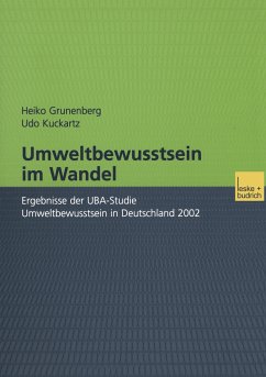 Umweltbewusstsein im Wandel - Grunenberg, Heiko;Kuckartz, Udo