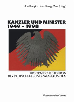 Kanzler und Minister 1949-1998 - Kempf, Udo / Merz, Hans-Georg (Hgg.)