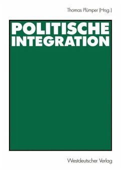 Politische Integration - Plümper, Thomas (Hrsg.)