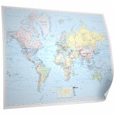 Kastanea Politische Weltkarte "Business World", Maßstab 1:31 Mio. Papierkarte gerollt