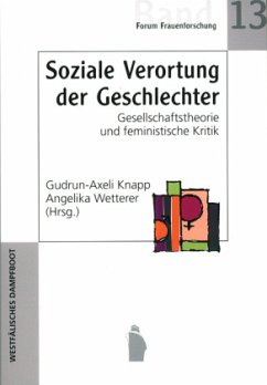 Cover Soziale Verortung der Geschlechter