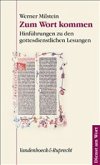 Zum Wort kommen Zum Wort kommen