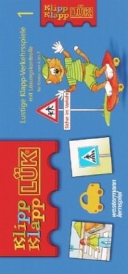 Cover Lustige Klapp-Verkehrsspiele / Klipp-Klapp-LÜK Tl.1