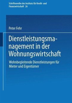 Dienstleistungsmanagement in der Wohnungswirtschaft - Fehr, Peter