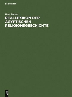 Reallexikon der ägyptischen Religionsgeschichte - Bonnet, Hans