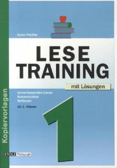 Ab 1. Klasse / Lesetraining - Pfeiffer, Karin
