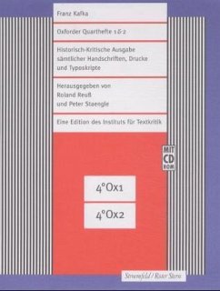 Oxforder Quarthefte, 1 & 2, m. CD-ROM - Kafka, Franz
