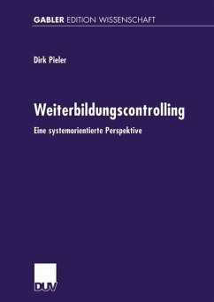 Weiterbildungscontrolling - Pieler, Dirk