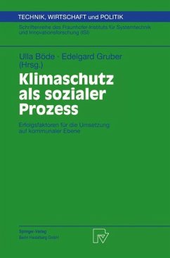 Klimaschutz als sozialer Prozess - Böde, Ulla / Gruber, Edelgard (Hgg.)