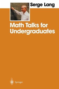 Math Talks for Undergraduates - Lang, Serge