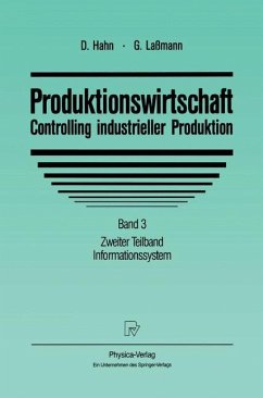 Produktionswirtschaft - Controlling industrieller Produktion - Hahn, Dietger;Laßmann, Gert