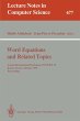 Word Equations and Related Topics - Bild 1