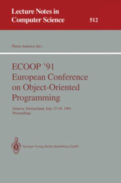 ECOOP '91 European Conference on Object-Oriented Programming - America, Pierre (ed.)