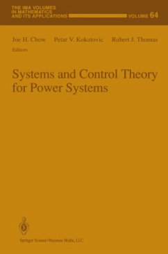 Systems and Control Theory For Power Systems - Chow, Joe H. / Kokotovic, Petar V. / Thomas, Robert J. (eds.)