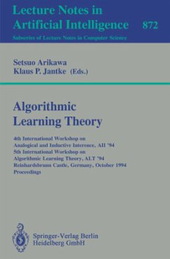 Algorithmic Learning Theory - Arikawa, Setsuo / Jantke, Klaus P. (eds.)