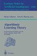 Algorithmic Learning Theory - Bild 1
