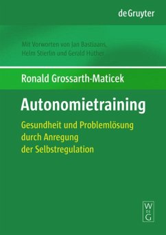 Autonomietraining - Grossarth-Maticek, Ronald