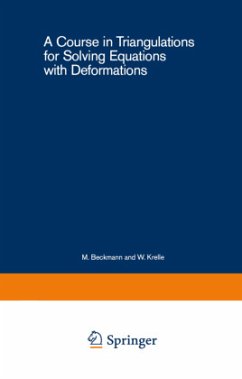 A Course in Triangulations for Solving Equations with Deformations - Eaves, B. C.