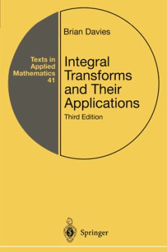 Integral Transforms and Their Applications - Davies, B.