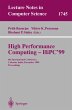 High Performance Computing - HiPC'99 - Bild 1