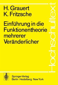 Einführung in die Funktionentheorie mehrerer Veränderlicher - Grauert, Hans;Fritzsche, K.