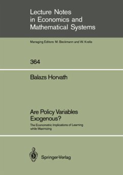 Are Policy Variables Exogenous? - Horvath, Balazs