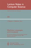 Machines, Languages, and Complexity