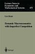 Dynamic Macroeconomics with Imperfect... - Bild 1