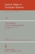 The Analysis of Concurrent Systems - Bild 1