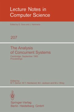 The Analysis of Concurrent Systems - Denvir