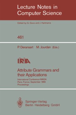 Attribute Grammars and their Applications - Deransart, Pierre / Jourdan, Martin (eds.)