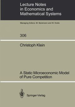 A Static Microeconomic Model of Pure Competition - Klein, Christoph