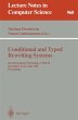 Conditional and Typed Rewriting Systems - Bild 1