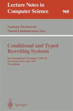 Conditional and Typed Rewriting Systems - Dershowitz