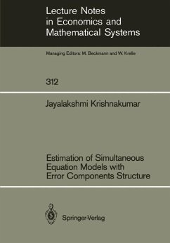 Estimation of Simultaneous Equation Models with Error Components Structure - Krishnakumar, Jayalakshmi